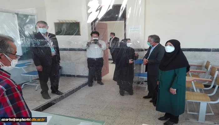 مدیرکل آموزش و پرورش استان آذربایجان غربی از فرآیند مصاحبه پذیرفته شدگان آزمون سراسری 1400 دانشگاه فرهنگیان بازدید نمودند  