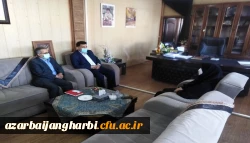 دیدار آقای دکتر محمدی معاون فرهنگی و اجتماعی دانشگاه فرهنگیان با خانم دکتر منافی مدیر کل آموزش و پرورش استان آذربایجان غربی 2
