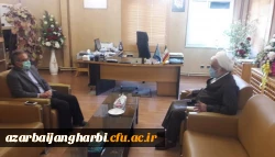 سرپرست دانشگاه فرهنگیان استان آذربایجان غربی  با مدیرکل فرهنگ و ارشاد اسلامی دیدار وگفتگو کرد