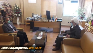 سرپرست دانشگاه فرهنگیان استان آذربایجان غربی  با مدیرکل فرهنگ و ارشاد اسلامی دیدار و گفتگو کرد