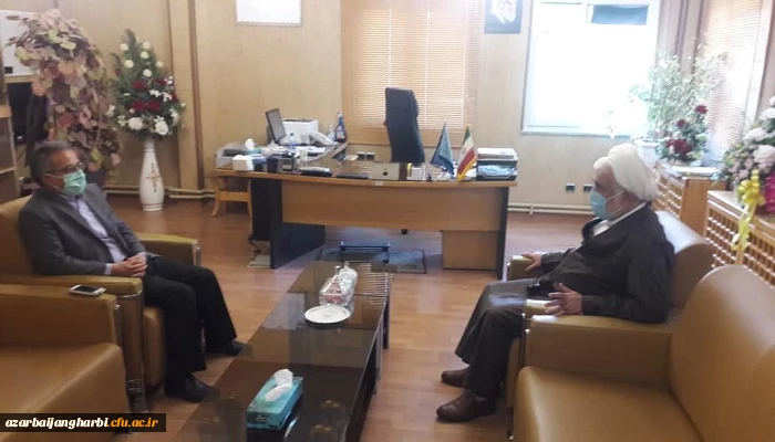 سرپرست دانشگاه فرهنگیان استان آذربایجان غربی  با مدیرکل فرهنگ و ارشاد اسلامی دیدار وگفتگو کرد