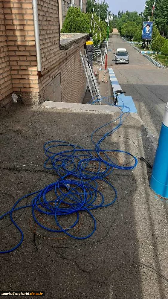 اتمام عملیات راه اندازی سیستم امنیتی مرکز آموزش عالی شهید مطهری خوی  4