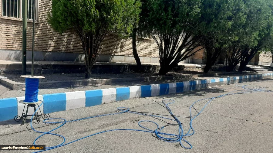 اتمام عملیات راه اندازی سیستم امنیتی مرکز آموزش عالی شهید مطهری خوی  6