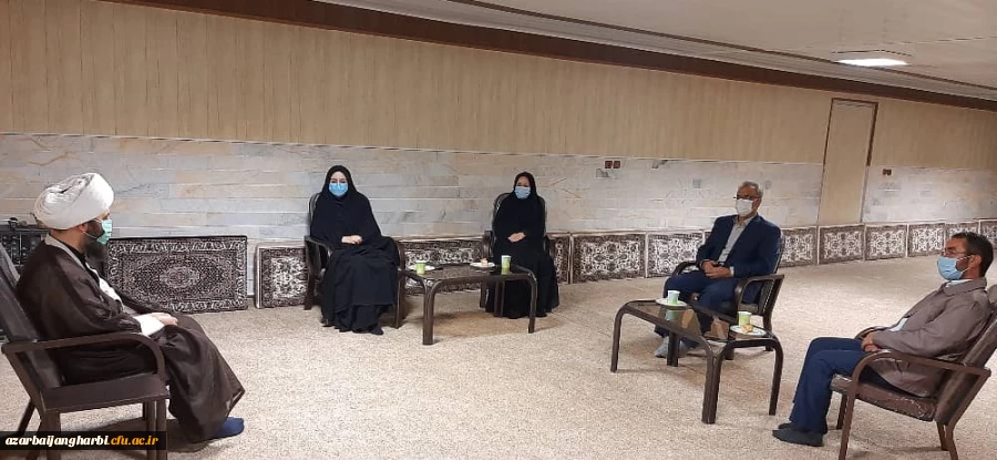 دیدار رئیس مرکز آموزش عالی شهید مطهری خوی با امام جمعه جدید شهرستان خوی  2