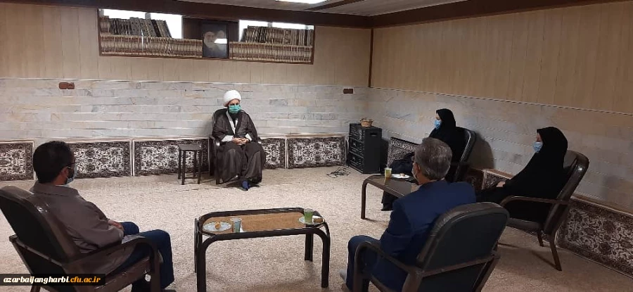 دیدار رئیس مرکز آموزش عالی شهید مطهری خوی با امام جمعه جدید شهرستان خوی  3