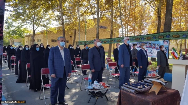 برگزاری مراسم بزرگداشت اربعین حسینی ،هفته دفاع مقدس وآغازسالتحصیلی 1401_ 1400 - شهید مطهری خوی  2