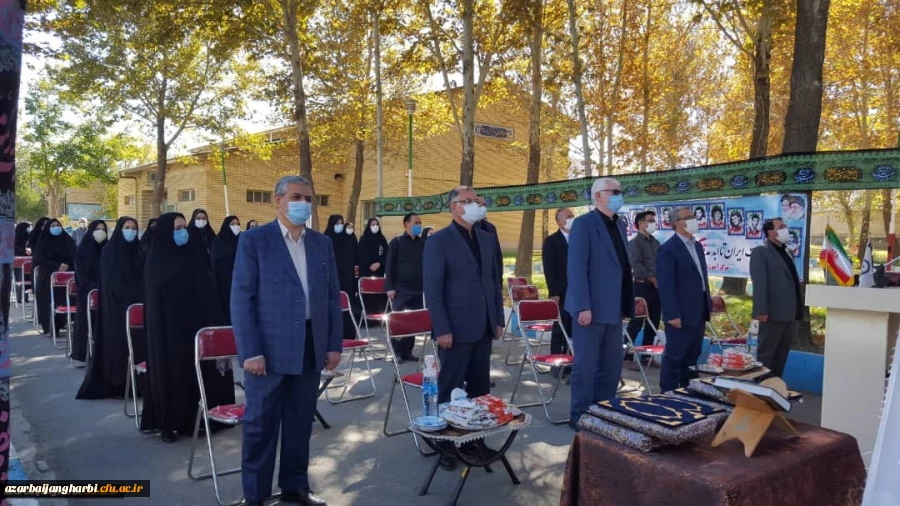 برگزاری مراسم بزرگداشت اربعین حسینی ،هفته دفاع مقدس وآغازسالتحصیلی 1401_ 1400 - شهید مطهری خوی  2