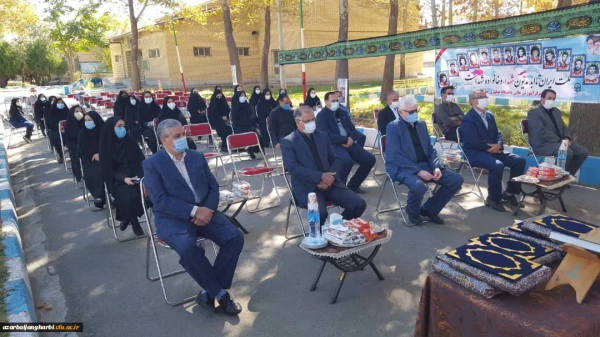 برگزاری مراسم بزرگداشت اربعین حسینی ،هفته دفاع مقدس وآغازسالتحصیلی 1401_ 1400 - شهید مطهری خوی  6