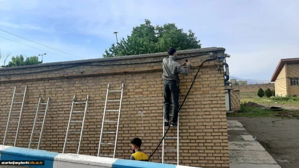 اتمام عملیات راه اندازی سیستم امنیتی مرکز آموزش عالی شهید مطهری خوی  2