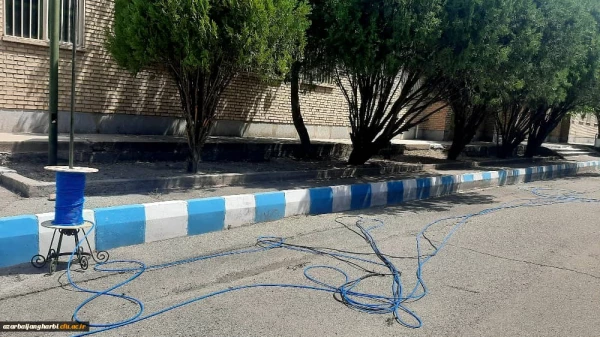 اتمام عملیات راه اندازی سیستم امنیتی مرکز آموزش عالی شهید مطهری خوی  3