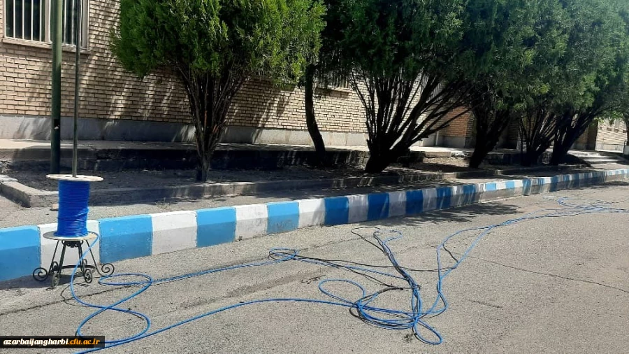 اتمام عملیات راه اندازی سیستم امنیتی مرکز آموزش عالی شهید مطهری خوی  3