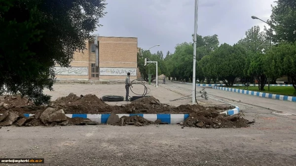 اتمام عملیات راه اندازی سیستم امنیتی مرکز آموزش عالی شهید مطهری خوی  4