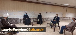 دیدار رئیس مرکز آموزش عالی شهید مطهری خوی با امام جمعه جدید شهرستان خوی  3