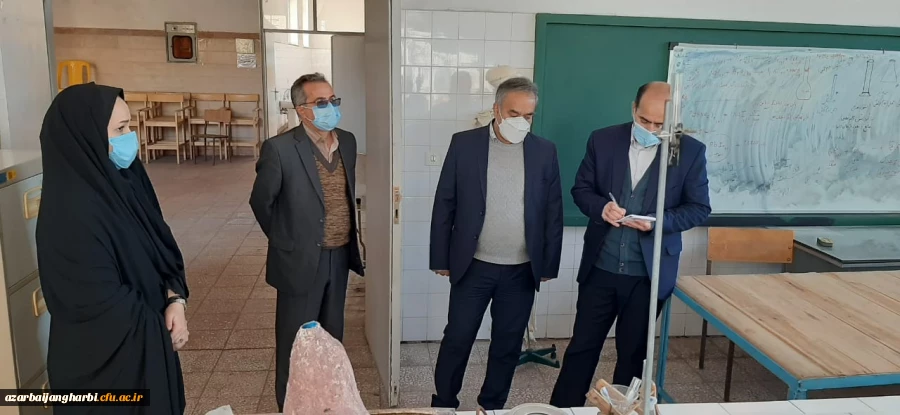 بازدیدمدیرکل و معاون امور دانشجویی دانشگاه فرهنگیان از پردیس ها و مراکز دانشگاه فرهنگیان استان آذربایجان غربی  7
