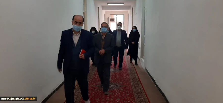 بازدیدمدیرکل و معاون امور دانشجویی دانشگاه فرهنگیان از پردیس ها و مراکز دانشگاه فرهنگیان استان آذربایجان غربی  11