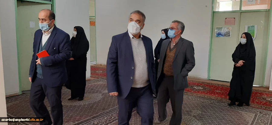 بازدیدمدیرکل و معاون امور دانشجویی دانشگاه فرهنگیان از پردیس ها و مراکز دانشگاه فرهنگیان استان آذربایجان غربی  16