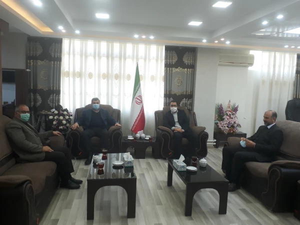 دیدار معاونت پردیس و رئیس واحد امام خمینی (ره) سلماس با فرماندار جدید سلماس 2