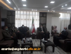 دیدار معاونت پردیس و رئیس واحد امام خمینی (ره) سلماس با فرماندار جدید سلماس 3