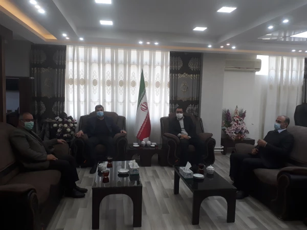 دیدار معاونت پردیس و رئیس واحد امام خمینی (ره) سلماس با فرماندار جدید سلماس 3