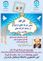 برگزاری کارگاه سلامت روان با موضوع پیش شرطهای ازدواج 2