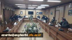 جلسه هماهنگی تدفین شهید گمنام در پردیس شهید رجایی ارومیه 2