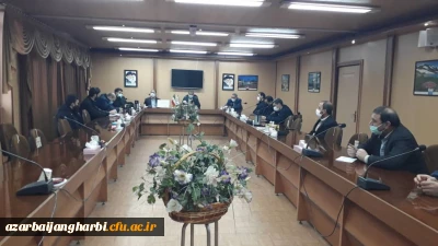 جلسه هماهنگی تدفین شهید گمنام در پردیس شهید رجایی ارومیه