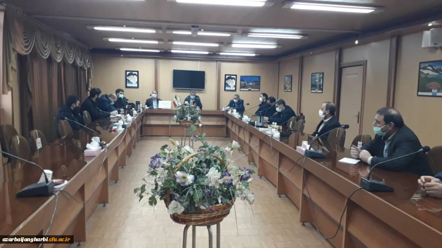 جلسه هماهنگی تدفین شهید گمنام در پردیس شهید رجایی ارومیه 2