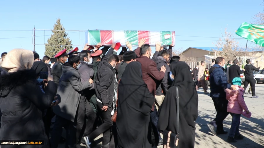 با تدفین شهید گمنام ، بوی شهادت پردیس شهید رجایی ارومیه را فراگرفت . 7