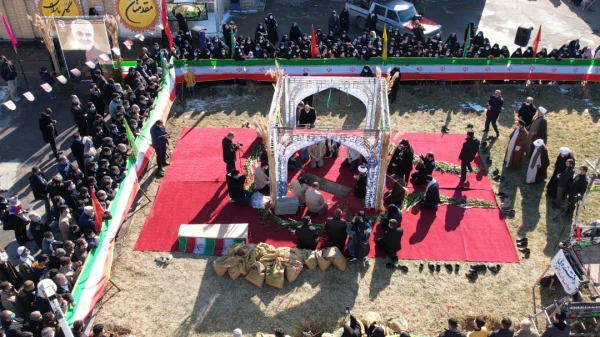 با تدفین شهید گمنام ، بوی شهادت پردیس شهید رجایی ارومیه را فراگرفت . 9