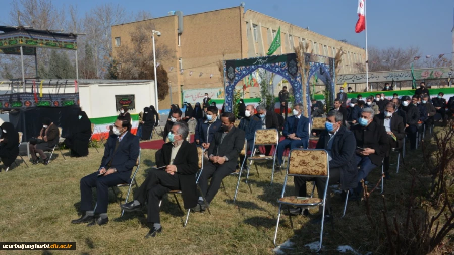 مراسم سومین روز تدفین شهید گمنام در پردیس شهید رجایی ارومیه برگزارشد. 4