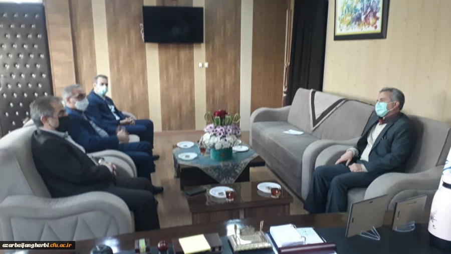 دیدار سرپرست دانشگاه فرهنگیان استان با مدیرکل آموزش و پرورش آذربایجان غربی 4