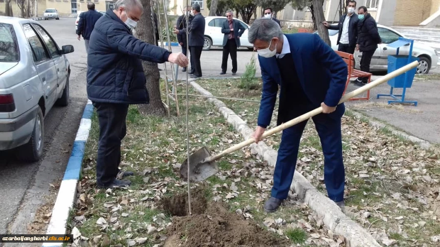 گرامیداشت هفته درخت و درختکاری وتقارن آن با میلاد با سعادت امام حسین (ع) وروز پاسدار 4