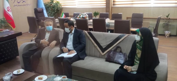 دیدار مدیر امور پردیسهای دانشگاه فرهنگیان استان با مدیر کل آموزش و پرورش  2