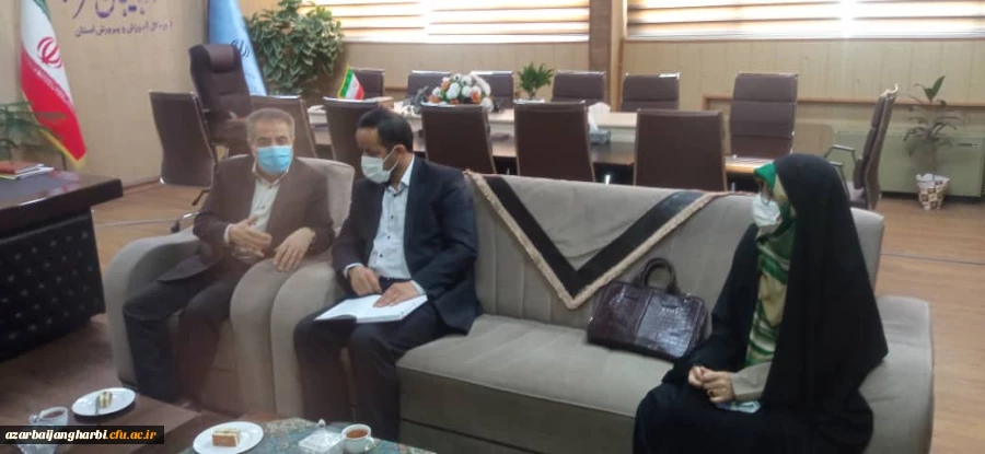 دیدار مدیر امور پردیسهای دانشگاه فرهنگیان استان با مدیر کل آموزش و پرورش  2