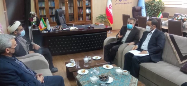 دیدار مدیر امور پردیسهای دانشگاه فرهنگیان استان با مدیر کل آموزش و پرورش  3