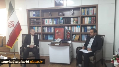 دیدار مدیر امور پردیسهای استان با فرماندار ارومیه