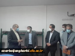 در آستانه از سرگیری آموزش حضوری دانشجویان فرماندار ارومیه از پردیس شهید رجایی بازدید نمود . 2