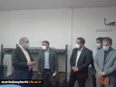 در آستانه از سرگیری آموزش حضوری دانشجویان فرماندار ارومیه از پردیس شهید رجایی بازدید نمود .