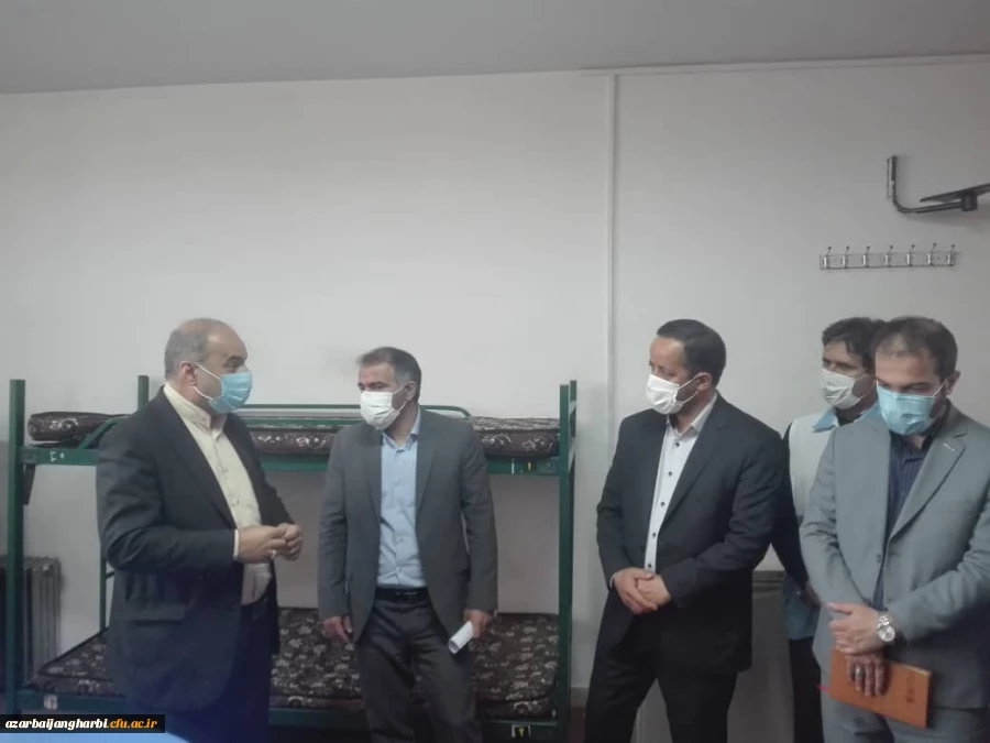 در آستانه از سرگیری آموزش حضوری دانشجویان فرماندار ارومیه از پردیس شهید رجایی بازدید نمود . 2