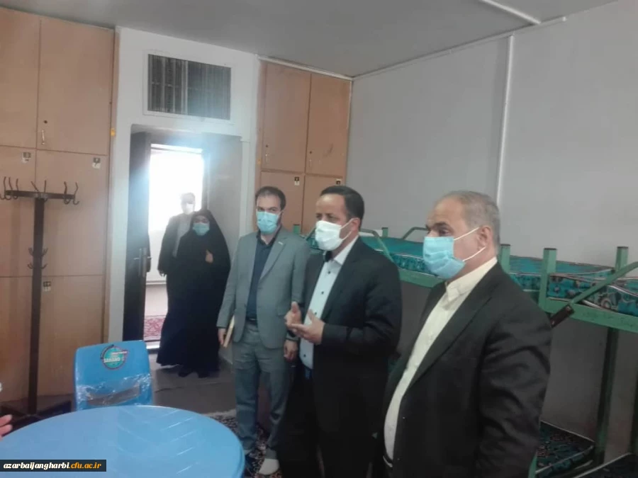 در آستانه از سرگیری آموزش حضوری دانشجویان فرماندار ارومیه از پردیس شهید رجایی بازدید نمود . 3