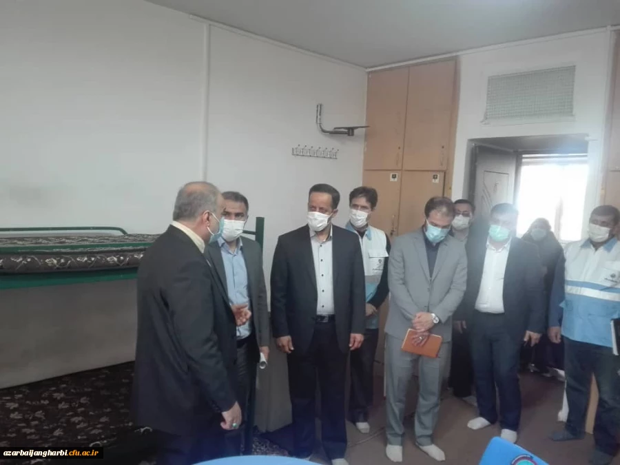 در آستانه از سرگیری آموزش حضوری دانشجویان فرماندار ارومیه از پردیس شهید رجایی بازدید نمود . 5