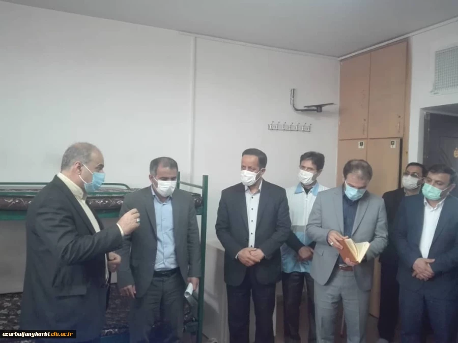 در آستانه از سرگیری آموزش حضوری دانشجویان فرماندار ارومیه از پردیس شهید رجایی بازدید نمود . 7