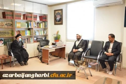 دیدار مسئولین دانشگاه فرهنگیان استان با نماینده ولی فقیه در استان و امام جمعه ارومیه 6