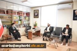 دیدار مسئولین دانشگاه فرهنگیان استان با نماینده ولی فقیه در استان و امام جمعه ارومیه 7