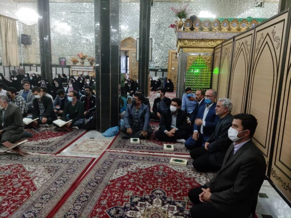 در امام زاده غریب حسن ارومیه برگزار شد : 
کرسی تلاوت قرآن همزمان با میلاد باسعادت امام حسن مجتبی (ع) 6