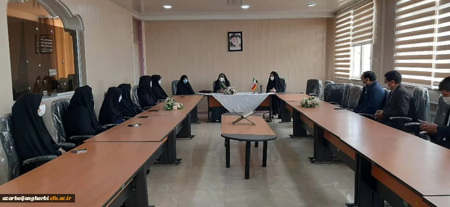 بازدید رئیس پردیس خواهران استان آذربایجان غربی از مرکز آموزش عالی شهید مطهری خوی  2