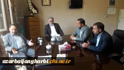 دیدار جناب آقای دکتر عیسی زاده نماینده محترم مردم میاندوآب در مجلس شورای اسلامی با دکتر سلیمانی اصل مدیریت محترم امور پردیس های استان آذربایجان غربی  2