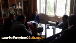 دیدار جناب آقای دکتر عیسی زاده نماینده محترم مردم میاندوآب در مجلس شورای اسلامی با دکتر سلیمانی اصل مدیریت محترم امور پردیس های استان آذربایجان غربی  3