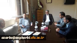 دیدار جناب آقای دکتر عیسی زاده نماینده محترم مردم میاندوآب در مجلس شورای اسلامی با دکتر سلیمانی اصل مدیریت محترم امور پردیس های استان آذربایجان غربی  5