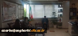 دیدار جناب آقای دکتر سلیمانی اصل  و سرکار خانم دکتر داهیم با جناب آقای دکتر رهبردین معاونت محترم عمرانی استانداری آذربایجان غربی 3